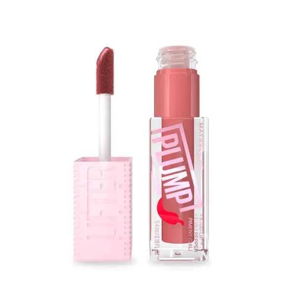 Maybelline Lifter Gloss Plump – Brillo Labial Voluminizador con Ácido Hialurónico
