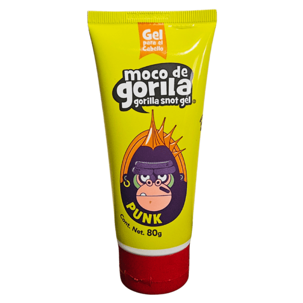 Moco de Gorila Punk – Gel Fijador Extrafuerte para Peinados Extremos 80grs