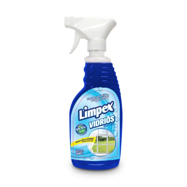 Limpex Vidrios 500 ml | Limpiador de Vidrios y Superficies con Acabado Natural