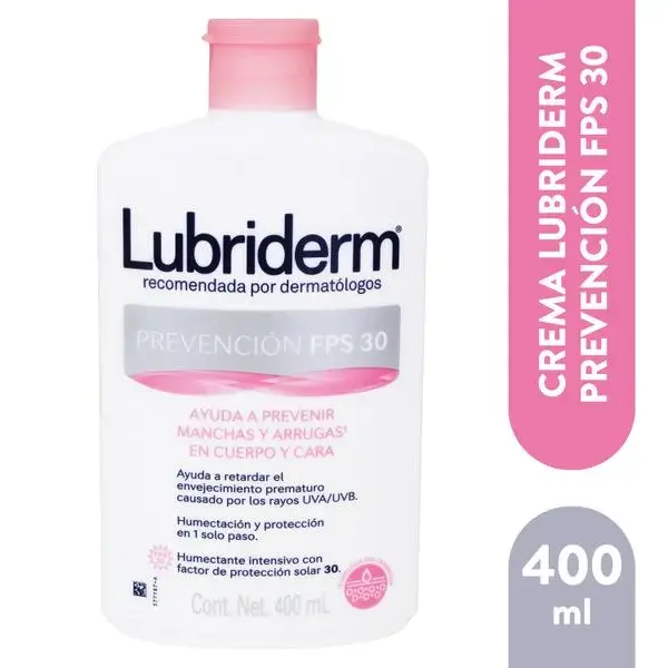 Lubriderm Hidratante Corporal con Protector Solar FPS 30 – 400 ml