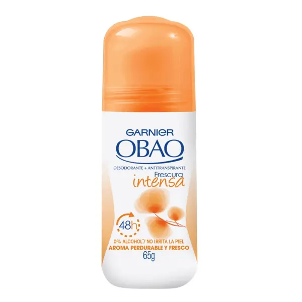 Obao Desodorante Femenino Roll-On 65g – Protección Sin Alcohol y Frescura Duradera