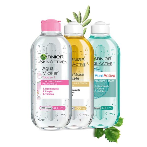 Garnier Agua Micelar Todo en Uno – Limpieza, Desmaquillante e Hidratación 400 ml