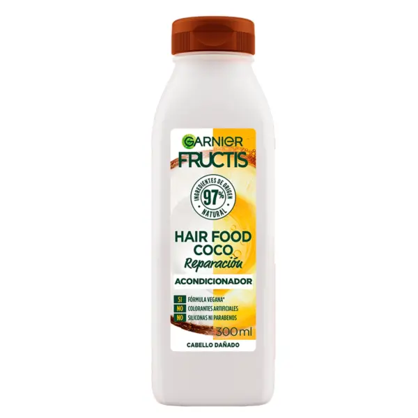 Garnier Fructis Hair Food Coco – Acondicionador Nutritivo Vegano 300 ml