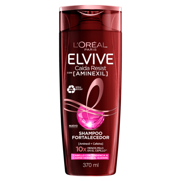 L’Oréal Elvive Shampoo Anticaída con Aminexil – Fortalecedor Capilar Diario 370 ml