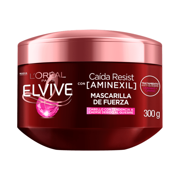 L’Oréal Elvive Crema de Tratamiento Anticaída con Aminexil – Fortalecedora Intensiva 300 ml