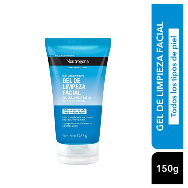 Neutrogena Deep Clean Intensive – Gel de Limpieza Facial Profunda 150 g