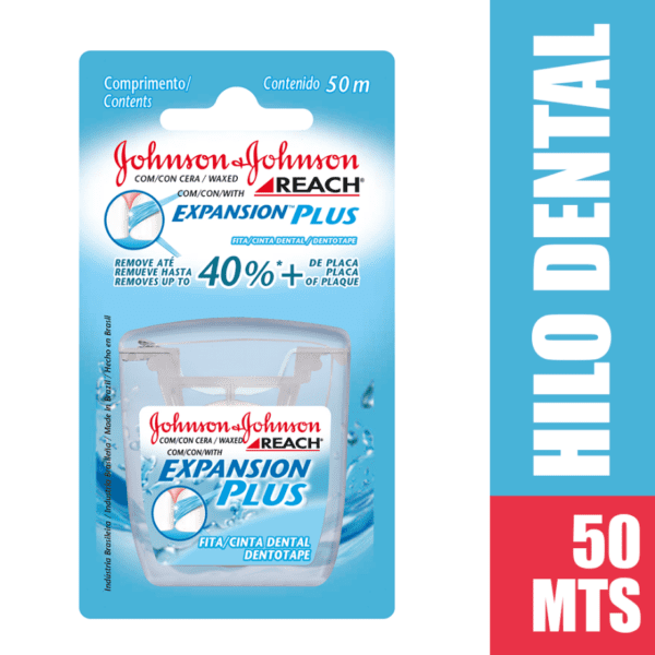Hilo Dental Reach – Limpieza Profunda entre Dientes (50 metros)