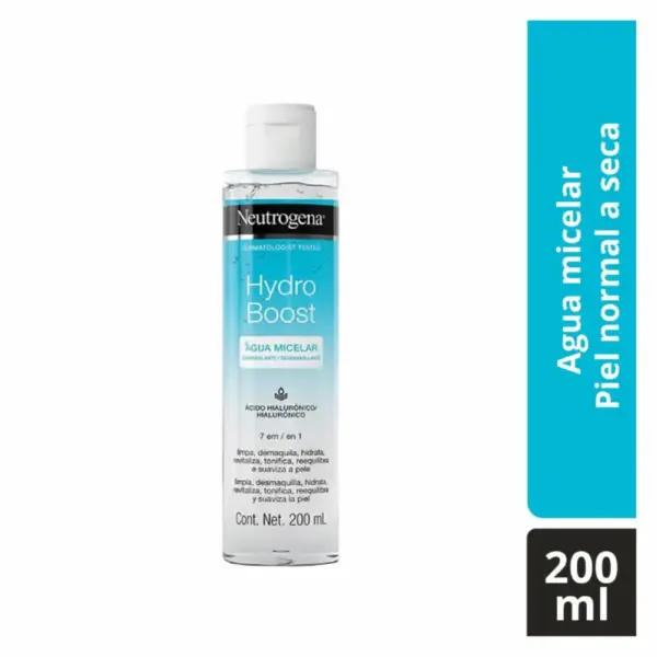 Neutrogena Hydro Boost – Agua Micelar con Ácido Hialurónico 200 ml
