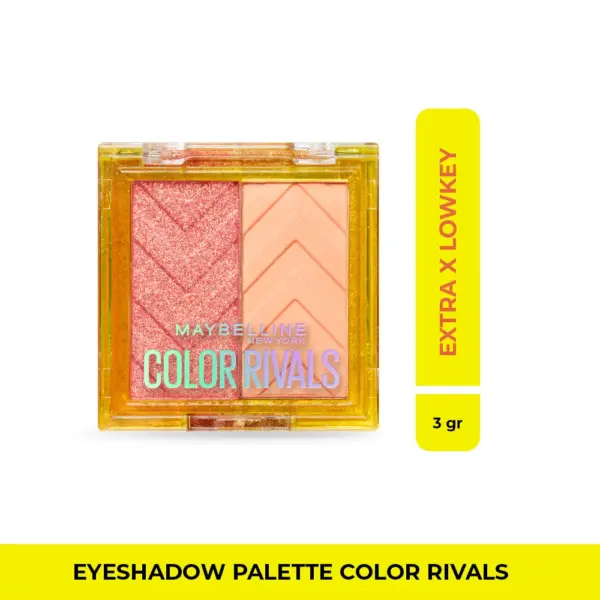 Maybelline Color Rivals Duo – Paleta de Sombras de Ojos con Tonos Intensos