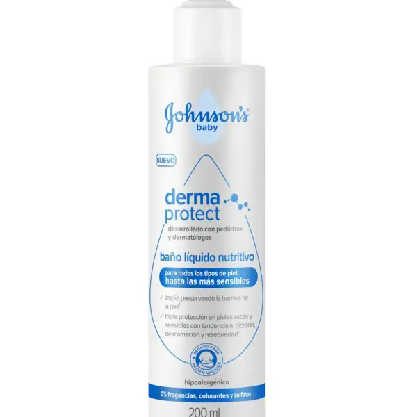Baño Líquido nutritivo Johnsons baby Derma Protect 200ml