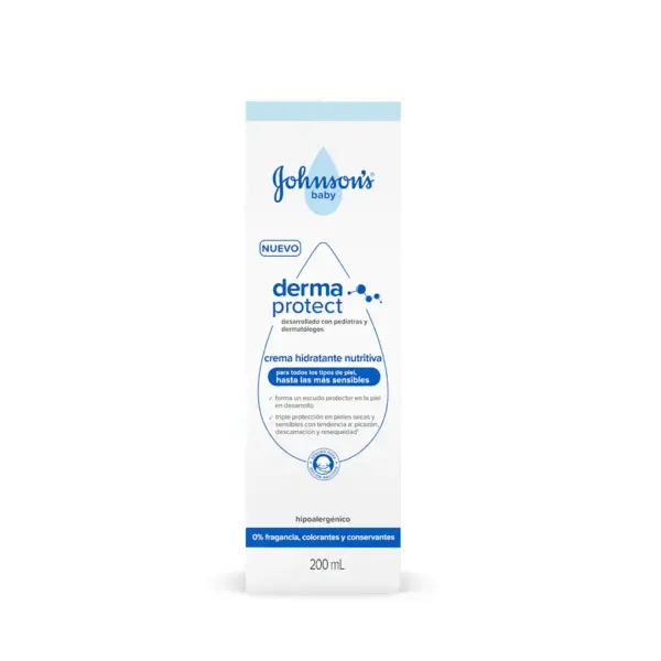 Crema hidratante Johnson's Baby Derma Protect - 200 ml