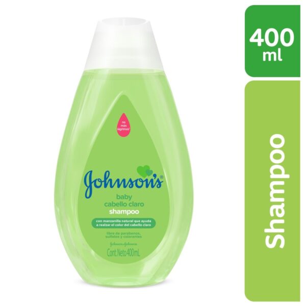 Shampoo Johnson’s Baby Cabello Claro 400 ml – Con Manzanilla Natural