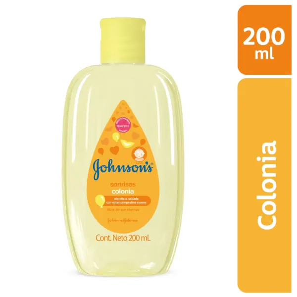 Colonia Johnson’s Baby Sonrisas 200 ml – Aroma Campestre y Suave