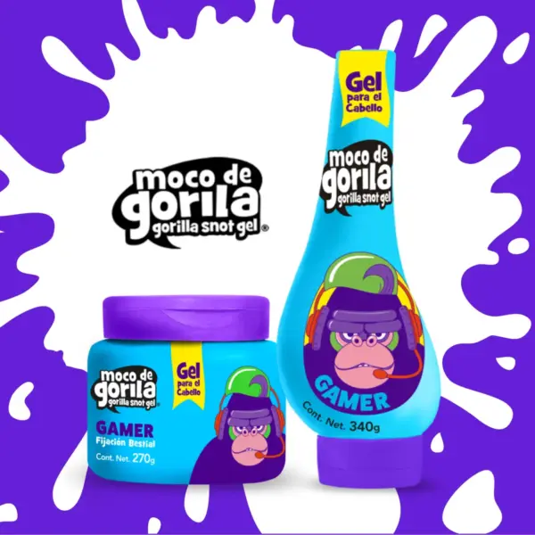 Moco de Gorila Gamer – Gel Fijador de Alta Precisión y Fijación Fuerte