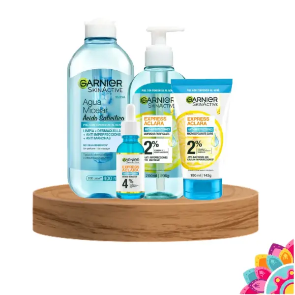 Set Anti-Imperfecciones Ticalinda – Rutina Facial con Vitamina C y Ácido Salicílico para Piel Grasa