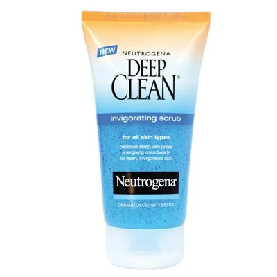 Neutrogena Deep Clean Exfoliante Energizante – Limpieza Refrescante con Vitamina C 125 ml